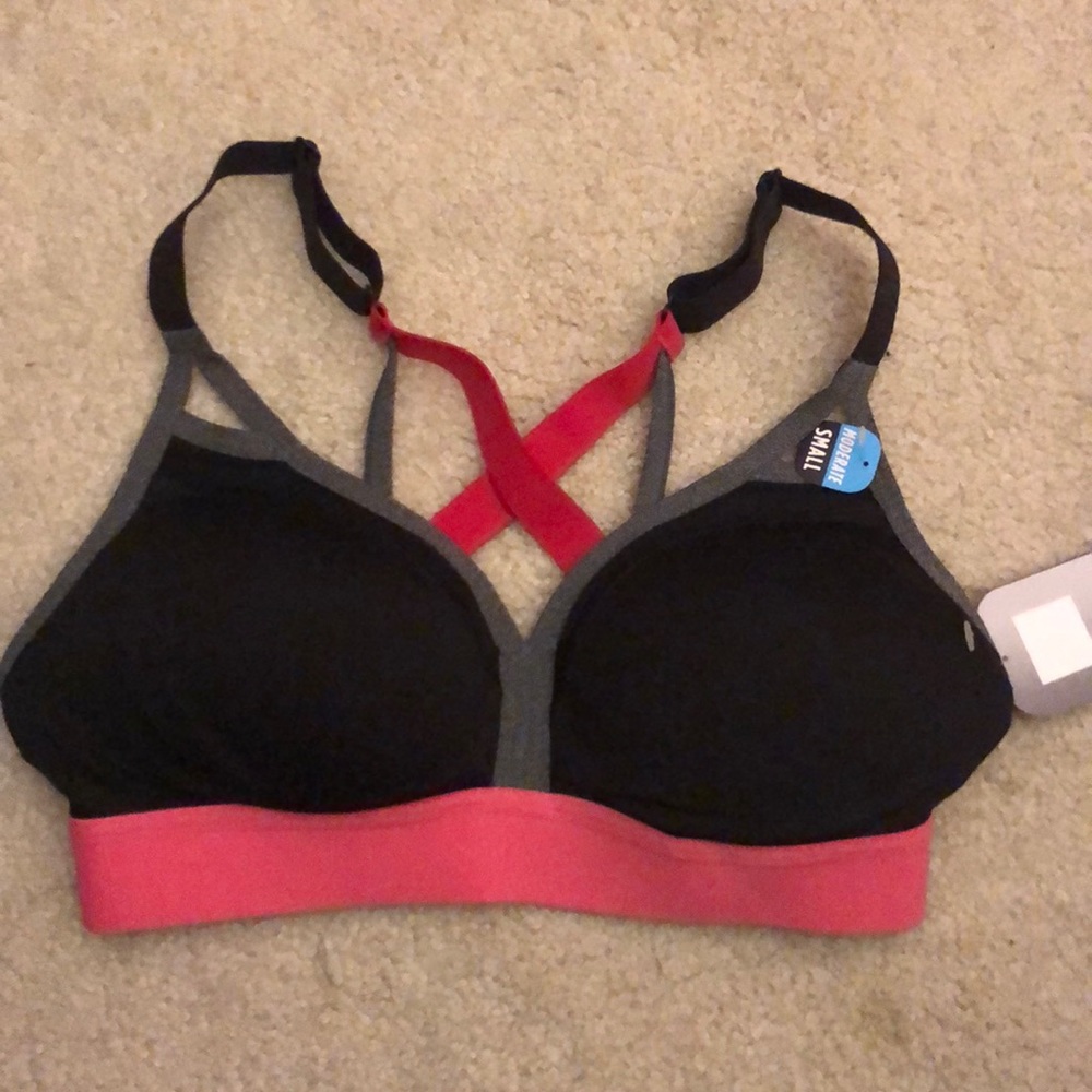 Cute pink sports bra